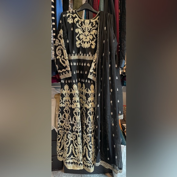 Asim jofa Maria b Pakistani shalwar kameez sana safinaz baroque designer dress - Picture 6 of 15